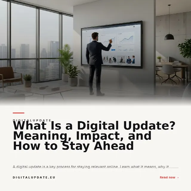 Share card for What Is a Digital Update? Meaning, Impact, and How to Stay Ahead