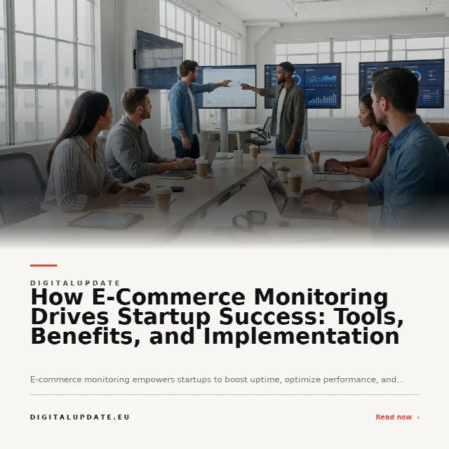 Share card for How E-Commerce Monitoring Drives Startup Success: Tools, Benefits, and Implementation