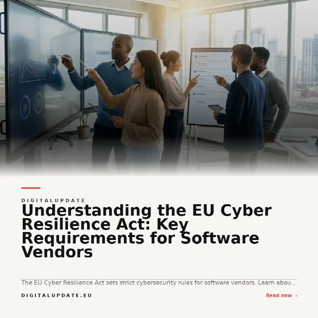Share card for Understanding the EU Cyber Resilience Act: Key Requirements for Software Vendors
